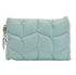 Softie Pillow Clutch, &pound;310, Handbags, Light Blue, Leather, Back view